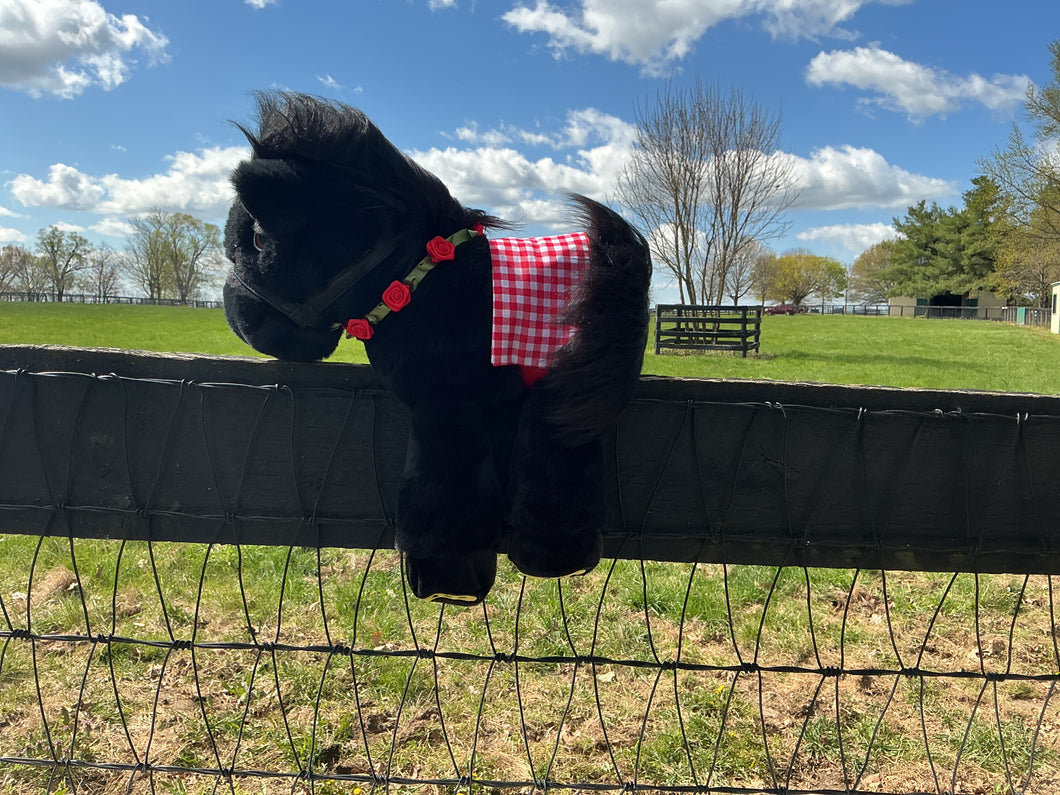Plush Large Racehorse